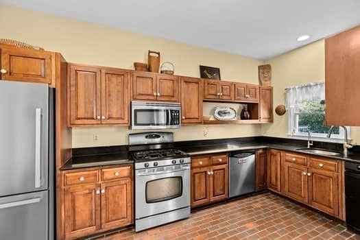 Interior, Kitchen, Recessed Lighting, Stainless Steel Appliances