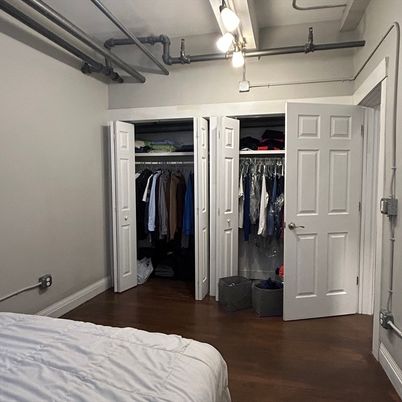 Interior, Walk-in Closets, Wood Texture Flooring
