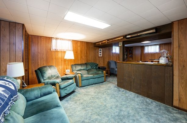 Interior, Living room, Wooden Walls