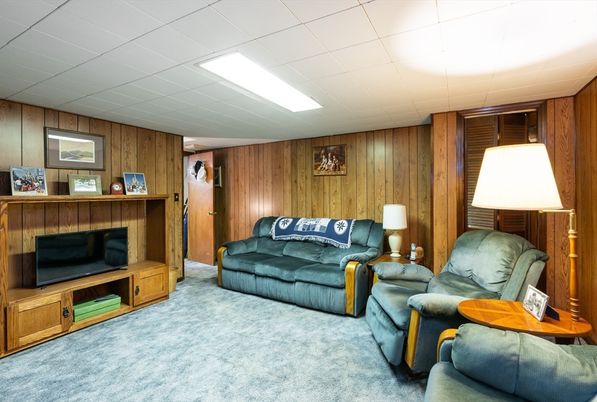 Interior, Living room, Wooden Walls