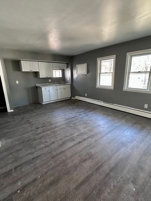 Empty room, Interior, Kitchen, Wood Texture Flooring