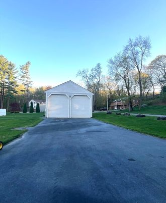 Backyard, Detached Garage, Exterior