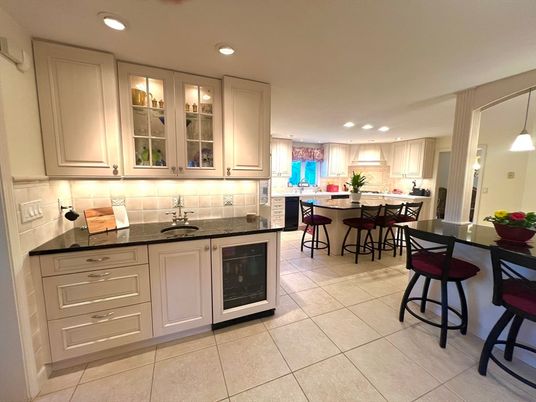 Dining room, Interior, Kitchen, Pendant Lights, Recessed Lighting