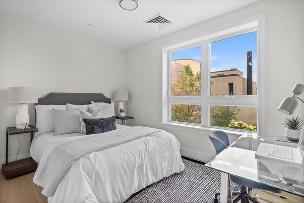 Bedroom, Home Office, Interior, Wood Texture Flooring