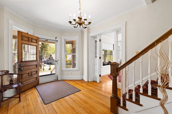 Chandelier, Interior, Wood Texture Flooring
