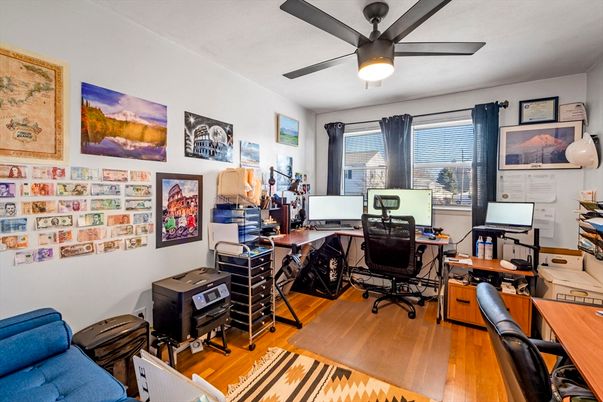 Home Office, Interior, Wood Texture Flooring