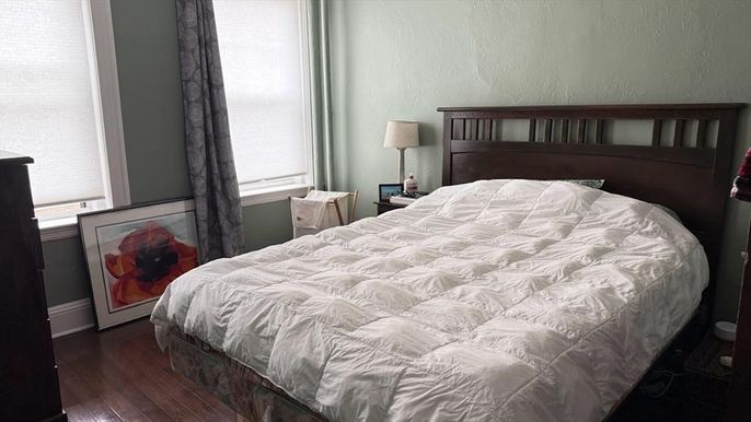 Bedroom, Interior, Wood Texture Flooring