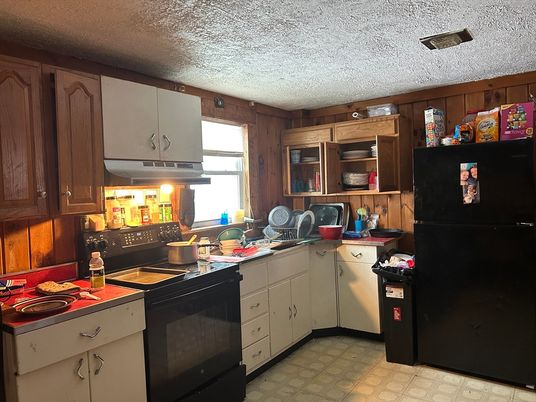 Interior, Kitchen, Wooden Walls