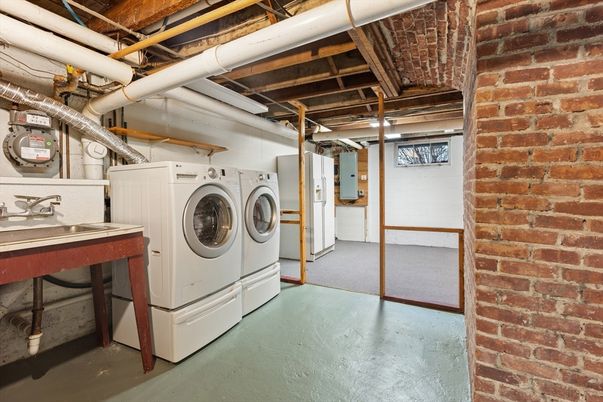 Interior, Stone Walls, Utility Closets, Washer