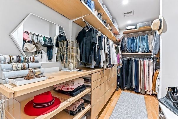 Interior, Recessed Lighting, Walk-in Closets, Wood Texture Flooring