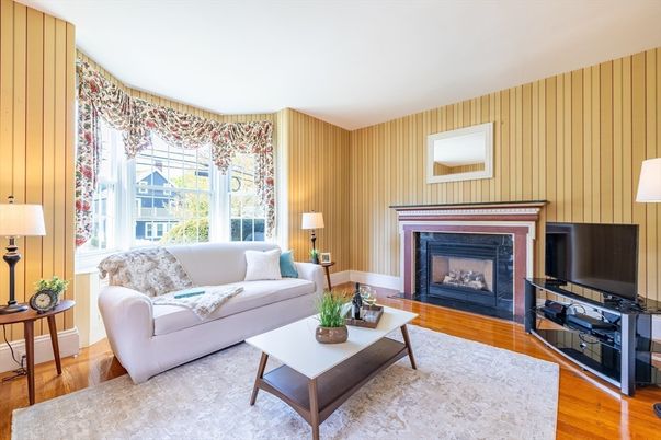 Fireplace, Interior, Living room, Wood Texture Flooring