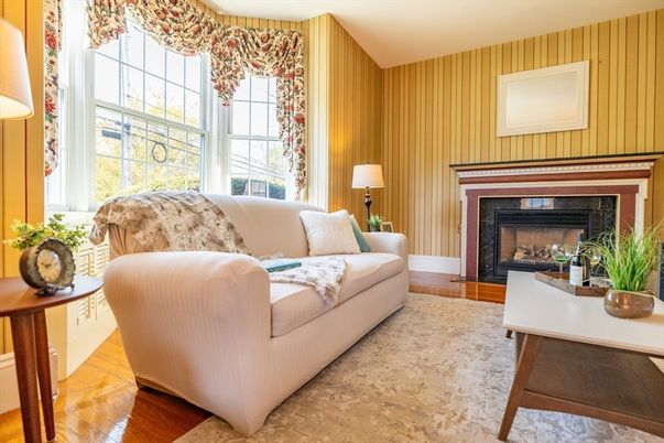 Fireplace, Interior, Living room, Wood Texture Flooring