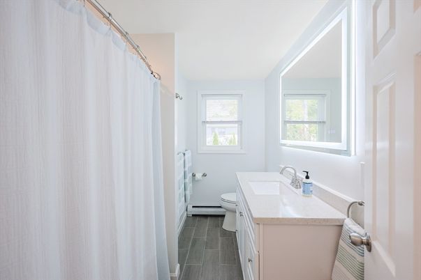 Bathroom, Interior, Wood Texture Flooring