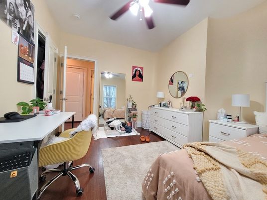 Bedroom, Home Office, Interior, Wood Texture Flooring