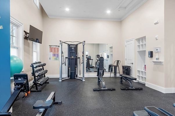 Fitness Equipment, Interior, Recessed Lighting