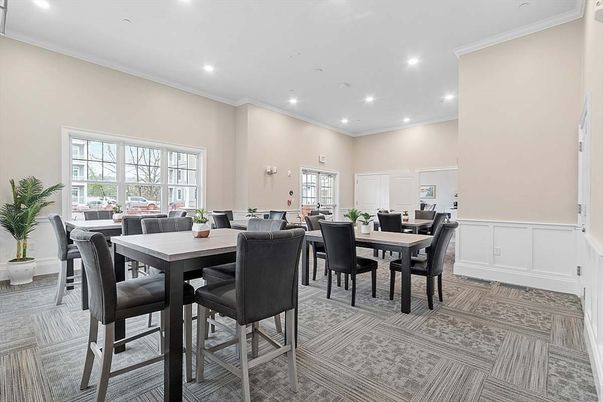 Dining room, Interior, Recessed Lighting