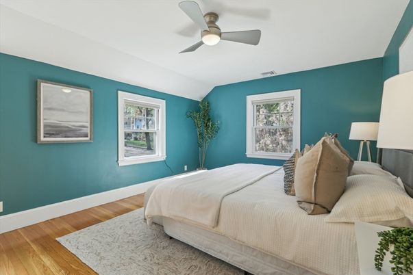 Bedroom, Interior, Wood Texture Flooring