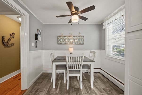 Dining room, Interior, Wood Texture Flooring