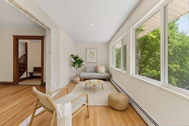 Interior, Recessed Lighting, Wood Texture Flooring