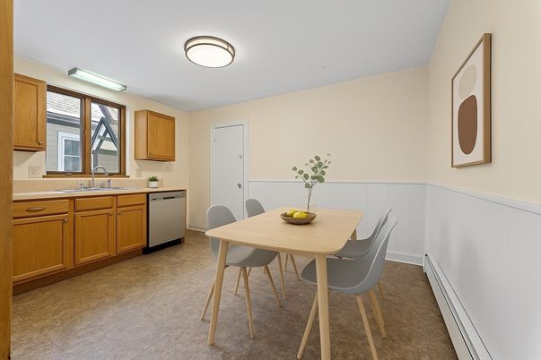 Dining room, Interior, Kitchen