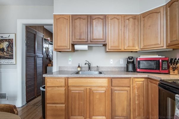 Interior, Kitchen, Wood Texture Flooring