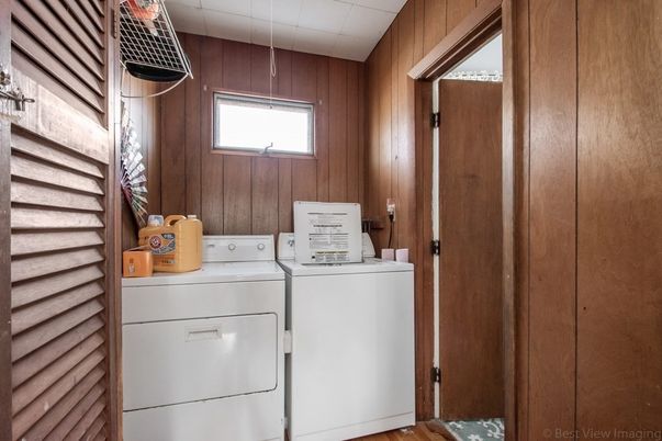 Interior, Utility Closets, Washer, Wooden Walls