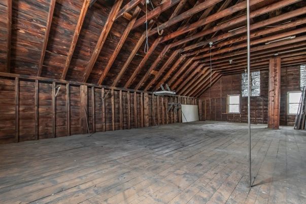 Empty room, Interior, Wooden Beams, Wooden Ceilings, Wood Texture Flooring, Wooden Walls
