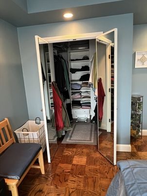 Interior, Recessed Lighting, Walk-in Closets, Wood Texture Flooring