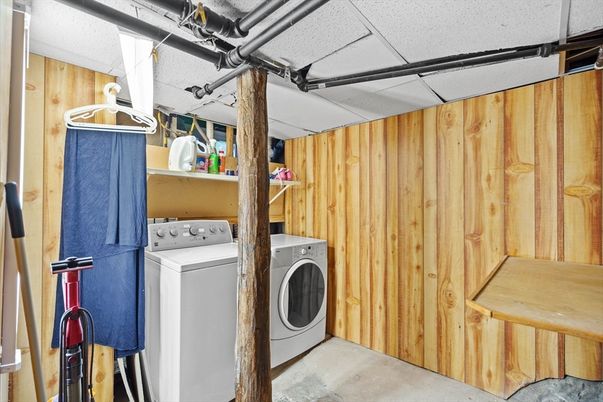 Interior, Utility Closets, Washer, Wooden Walls