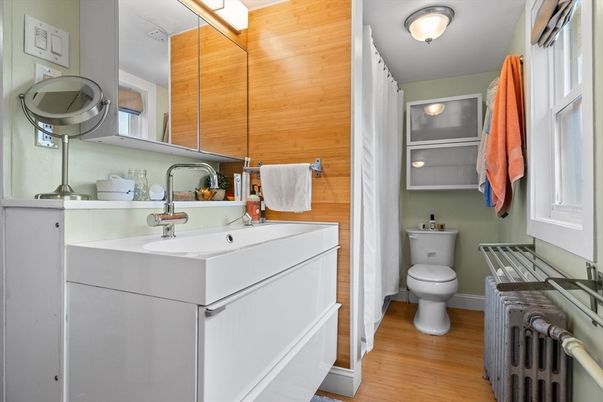 Bathroom, Interior, Wood Texture Flooring
