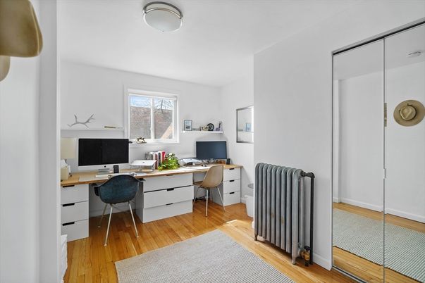 Home Office, Interior, Wood Texture Flooring
