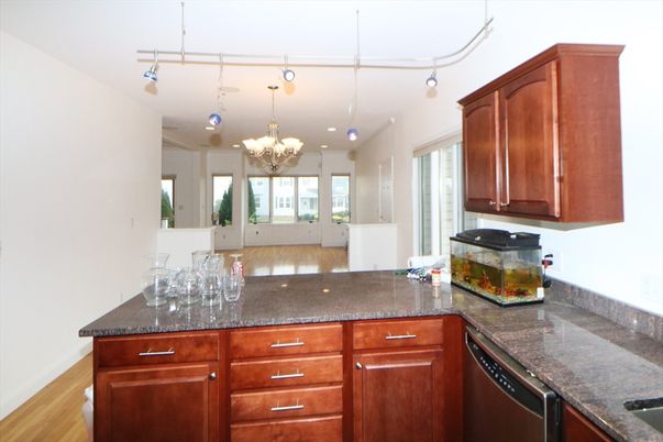 Chandelier, Interior, Recessed Lighting, Wood Texture Flooring