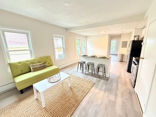 Interior, Kitchen, Living room, Wood Texture Flooring