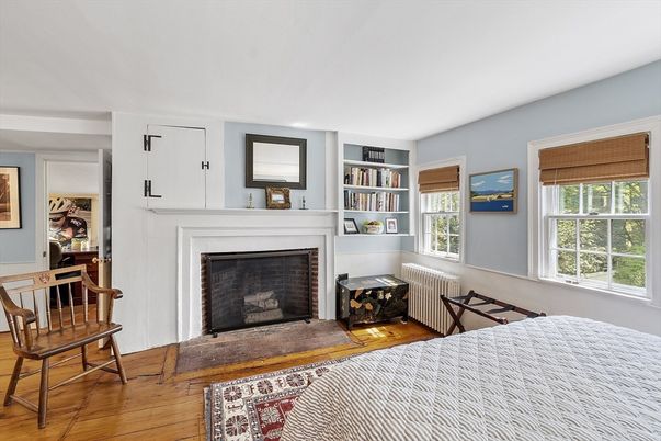 Fireplace, Interior, Wood Texture Flooring