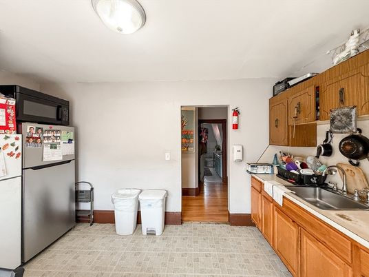 Interior, Kitchen, Wood Texture Flooring
