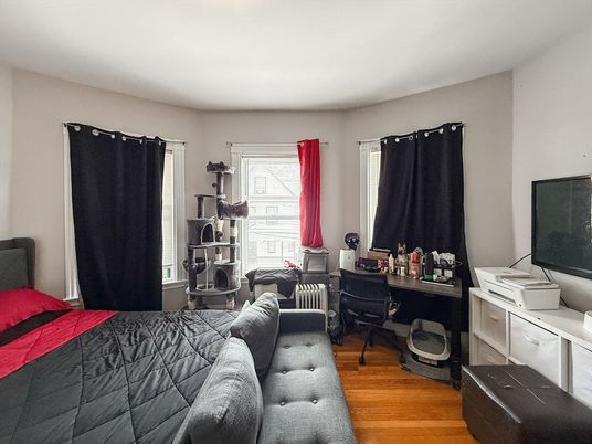 Bedroom, Home Office, Interior, Wood Texture Flooring