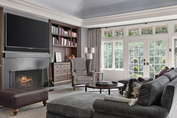 Fireplace, Interior, Living room