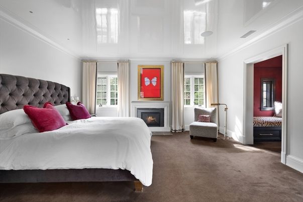 Bedroom, Fireplace, Interior, Recessed Lighting