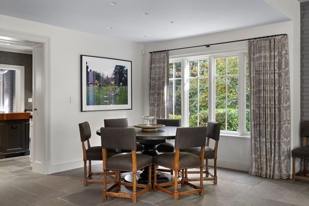 Dining room, Interior, Recessed Lighting