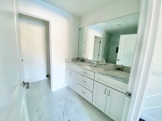 Bathroom, Dual Sink Vanities, Interior, Marble