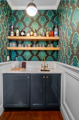 Interior, Pendant Lights, Wood Texture Flooring