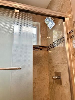 Bathroom, Glass Shower, Interior