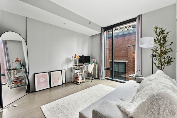 Bedroom, Fireplace, Interior, Wood Texture Flooring