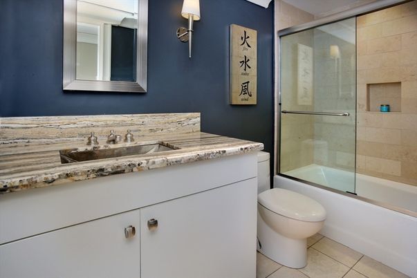 Bathroom, Glass Shower, Interior