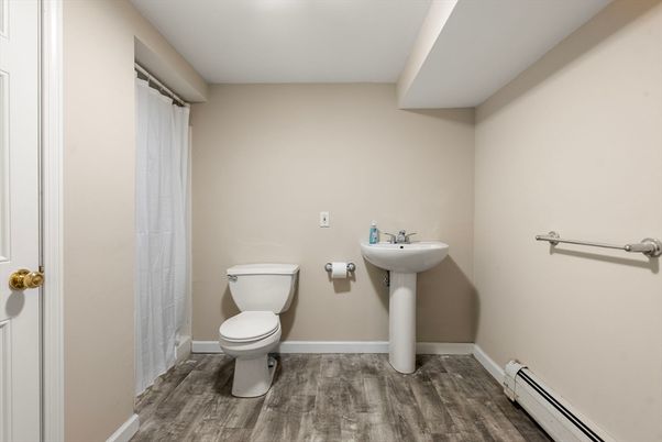 Bathroom, Interior, Wood Texture Flooring
