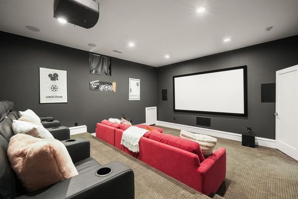 Game Room, Interior, Living room, Recessed Lighting, Wood Texture Flooring