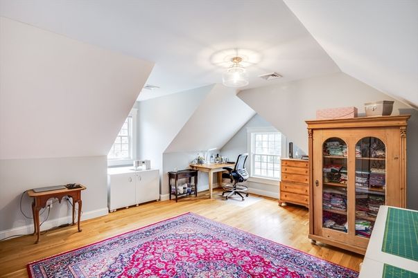 Home Office, Interior, Wood Texture Flooring