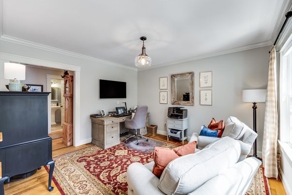 Home Office, Interior, Wood Texture Flooring