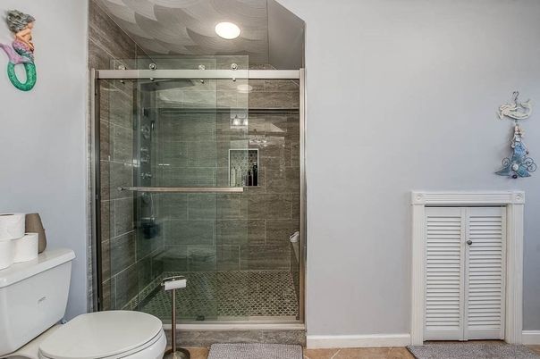 Bathroom, Glass Shower, Interior