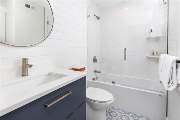 Bathroom, Glass Shower, Interior
